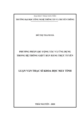 Phương Pháp Lọc Cộng Tác Trong Hệ Thống Gợi Ý Bán Hàng