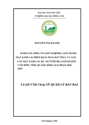 Đánh giá công tác bồi thường giải phóng mặt bằng tại