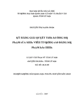 Nghiên Cứu Tâm Lý Học Xã Hội và Giải Quyết Vấn Đề Tâm Lý