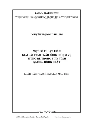 Giải Pháp Tối Ưu Hệ Thống Thông Tin Đại Học Thái Nguyên