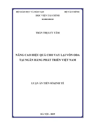 Nâng Cao Hiệu Quả Cho Vay Lại Vốn ODA Tại Ngân Hàng Phát