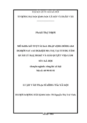 Quản Lý Dự Án Tái Hòa Nhập Xã Hội Tại Hà Nội