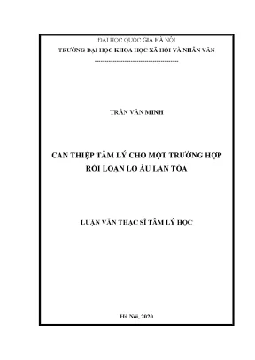 Can Thiệp Tâm Lý Hiệu Quả Cho Rối Loạn Lo Âu Lan Tỏa