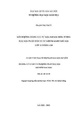 Nghiên Cứu Về Đối Tượng Học Sinh Tại Đại Học Giáo Dục Hà Nội
