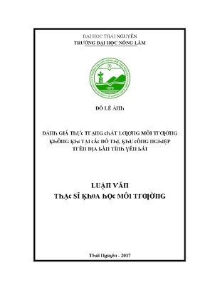 Đánh Giá Tác Động Môi Trường Tại Thành Phố Thái Nguyên