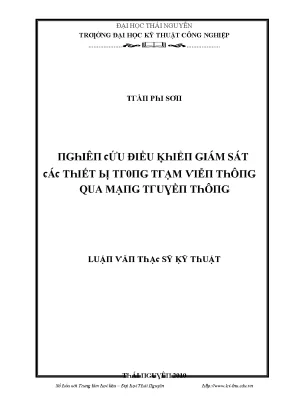 Giám sát thiết bị công nghiệp tại Đại học Kỹ thuật Công