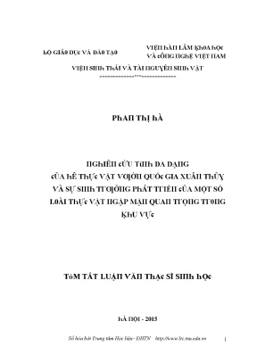 Khám Phá Đặc Điểm Thực Vật Việt Nam