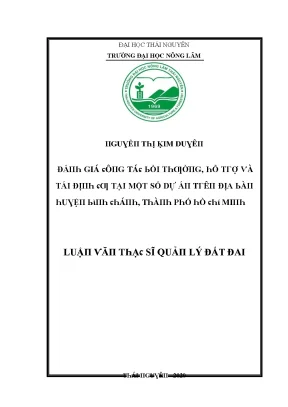 Đánh Giá Công Tác Bồi Thường và Tái Định Cư Tại Huyện