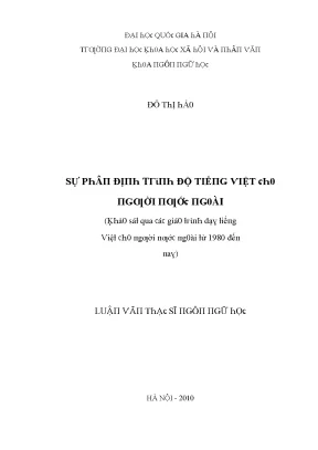 Nghiên Cứu Về Địa Lý Xã Hội Tại Đại Học Quốc Gia Hà Nội