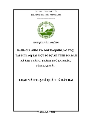 Quản Lý Đất Đai Tại Thái Nguyên: Nghiên Cứu Tình Hình và