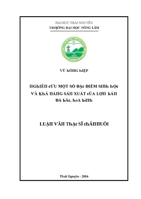 Đặc Điểm Nổi Bật Của Trường Đại Học Nông Lâm Thái Nguyên