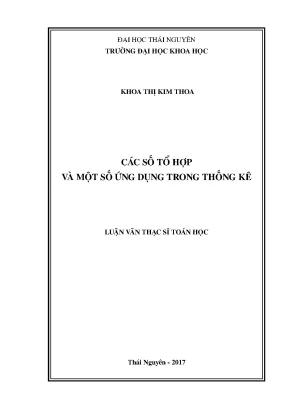 Nghiên Cứu Về Các Số Tổ Hợp Và Ứng Dụng Trong Thống Kê