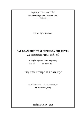Giải Phương Trình Biên Tâm Điều Hòa Phi Tuyến Bằng