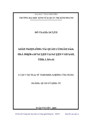 Quản Lý Kinh Tế Tại Trường Đại Học Kinh Tế & Quản Trị 