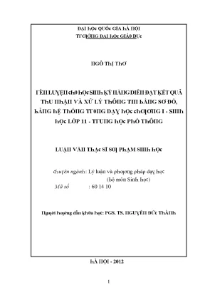 Nâng cao hiệu quả xử lý thông tin trong giáo dục đại học