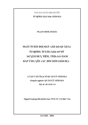 Đổi mới giáo dục đại học tại Hà Nội: Tầm nhìn và chiến