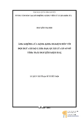 Nâng cao hiệu quả quản lý đội ngũ tại Đại học Quốc gia