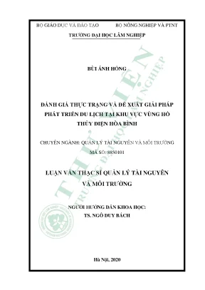 Giải Pháp Phát Triển Du Lịch Tại Hồ Thủy Điện Hòa Bình