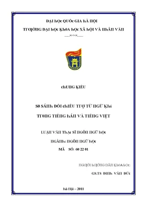 Luận Văn Cao Học Về Xã Hội Nhân Văn Tại Đại Học Quốc Gia 
