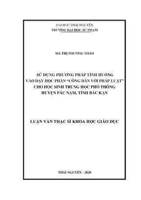 Nâng Cao Hiệu Quả Dạy Học Công Dân Với Pháp Luật Qua 