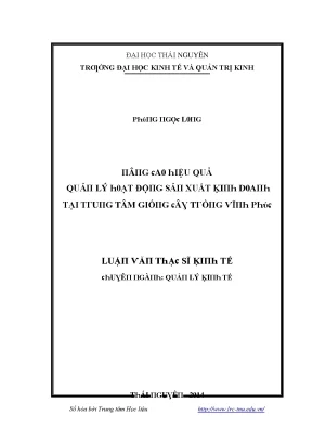 Hiệu Quả Quản Lý Hoạt Động Xuất Khẩu Tại Trường Đại Học