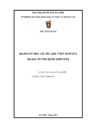 Khảo Sát Du Lịch Tại Việt Nam: Nghiên Cứu Tình Hình và