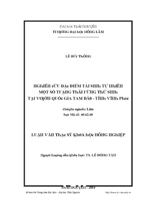Nghiên cứu về Tái sinh tự nhiên tại Đại học Thái Nguyên