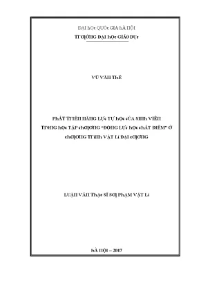 Phát Triển Tự Học Tại Đại Học Quốc Gia Hà Nội
