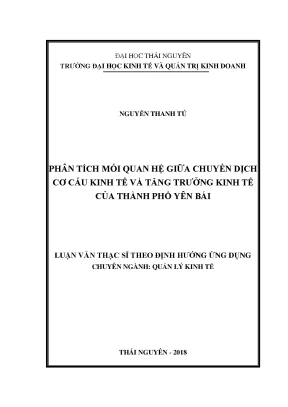 Phân Tích Mối Quan Hệ Giữa Chuyển Dịch Cơ Cấu Kinh Tế và