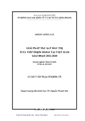 Đại học Thái Nguyên: Quản lý kinh tế và phát triển bền