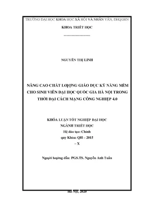 Nâng Cao Chất Lượng Giáo Dục Kỹ Năng Mềm Cho Sinh Viên