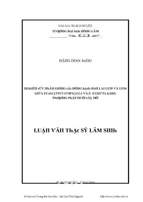Nghiên Cứu Về Phân Tích Mô Hình Lâm Nghiệp Tại Đại Học