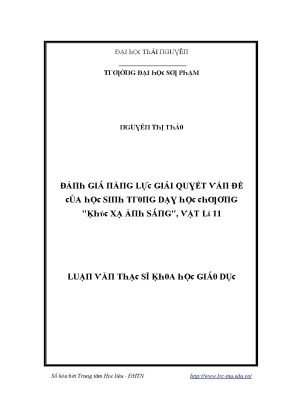 Giải Quyết Vấn Đề Đánh Giá Tại Đại Học Thái Nguyên