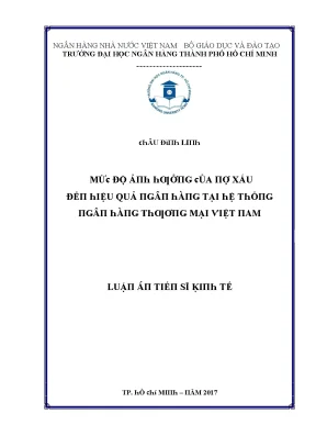 Nâng cao hiệu quả quản lý tại hệ thống ngân hàng Việt Nam