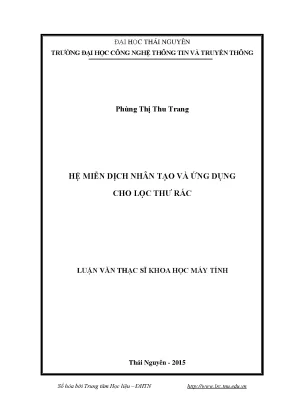 Ứng Dụng Hệ Miễn Dịch Nhân Tạo Trong Lọc Thư Rác