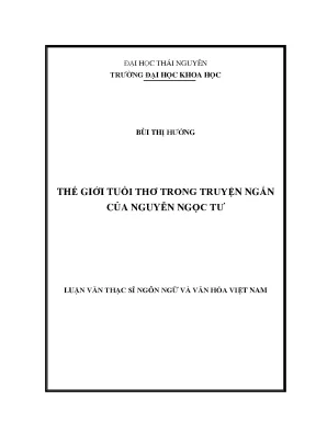 Thế Giới Tuổi Thơ Trong Truyện Ngắn Của Nguyễn Ngọc Tư