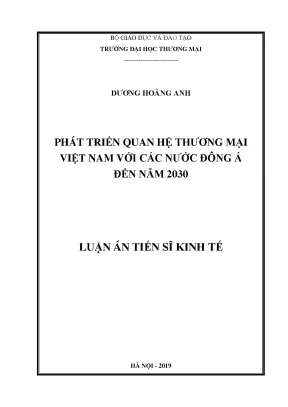 Phát Triển Quan Hệ Thương Mại Việt Nam Với Các Nước Đông