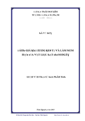 Nghiên cứu về vật liệu hạt và ứng dụng trong xử lý nước
