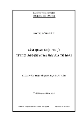 Nghiên cứu ảnh hưởng của Hà Nội đến văn hóa Tô Hoài