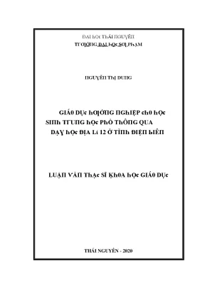 Đại học Thái Nguyên: Chương trình đào tạo và cơ hội nghề 