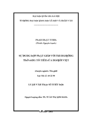 Nghiên Cứu Về Sự Du Hợp Giữa Phật Giáo Và Tín Ngưỡng Tổ 