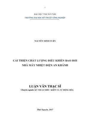Cải Thiện Chất Lượng Điều Khiển Bao Hơi Tại Nhà Máy