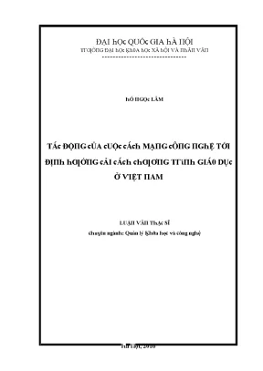 Nghiên Cứu Về Giáo Dục Xã Hội Tại Đại Học Quốc Gia Hà Nội