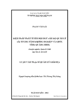 Quản lý đội ngũ và tâm lý trong giáo dục tại Đại học