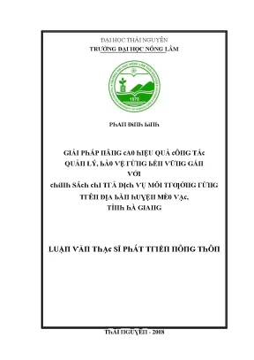 Giải pháp hiệu quả trong quản lý môi trường tại Thái Nguyên