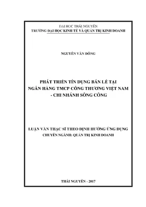 Phát Triển Tín Dụng Bán Lẻ Tại Ngân Hàng TMCP Công