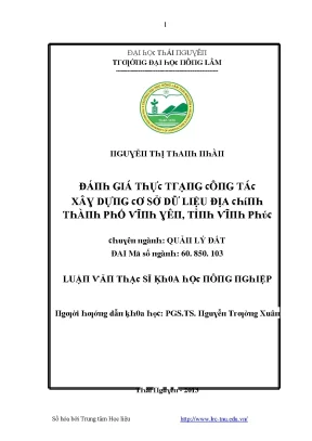 Quản lý đất đai hiệu quả tại thành phố Vĩnh Yên