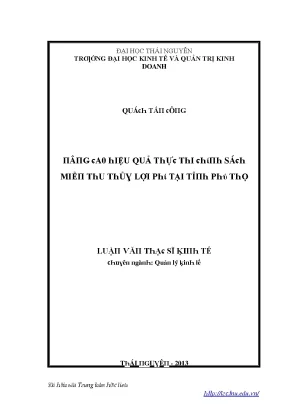 Hiệu Quả Thực Thi Sáng Kiến Tại Trường Đại Học Kinh Tế