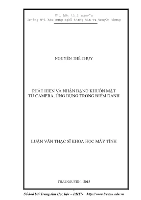 Nhận Dạng Khuôn Mặt Từ Camera: Ứng Dụng Trong Điểm Danh