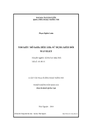 Tìm Hiểu Mô Hình Ảnh Sử Dụng Biến Đổi Wavelet